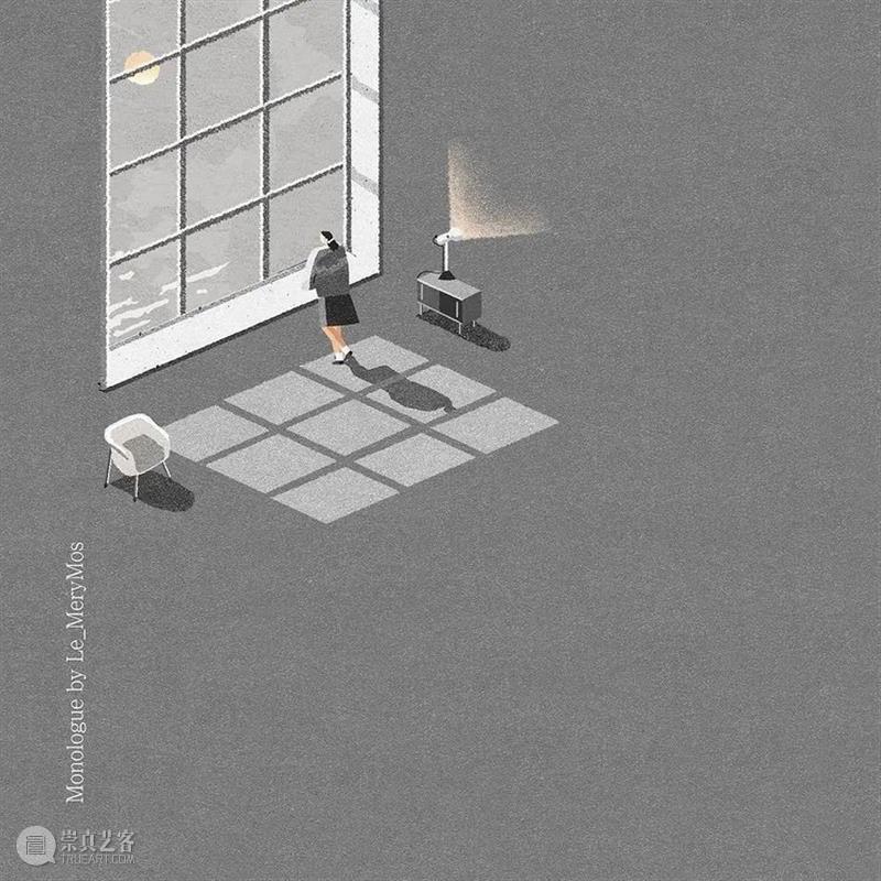 小日子  纯灰艺术 小日子 韩国 画师 ohio ooooo 插画 配色 画面 生活 安静 崇真艺客