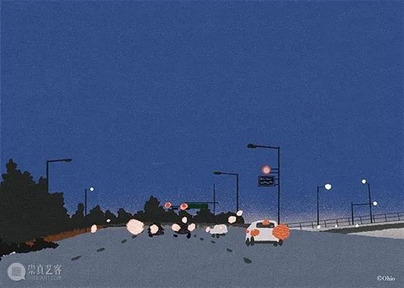 小日子  纯灰艺术 小日子 韩国 画师 ohio ooooo 插画 配色 画面 生活 安静 崇真艺客