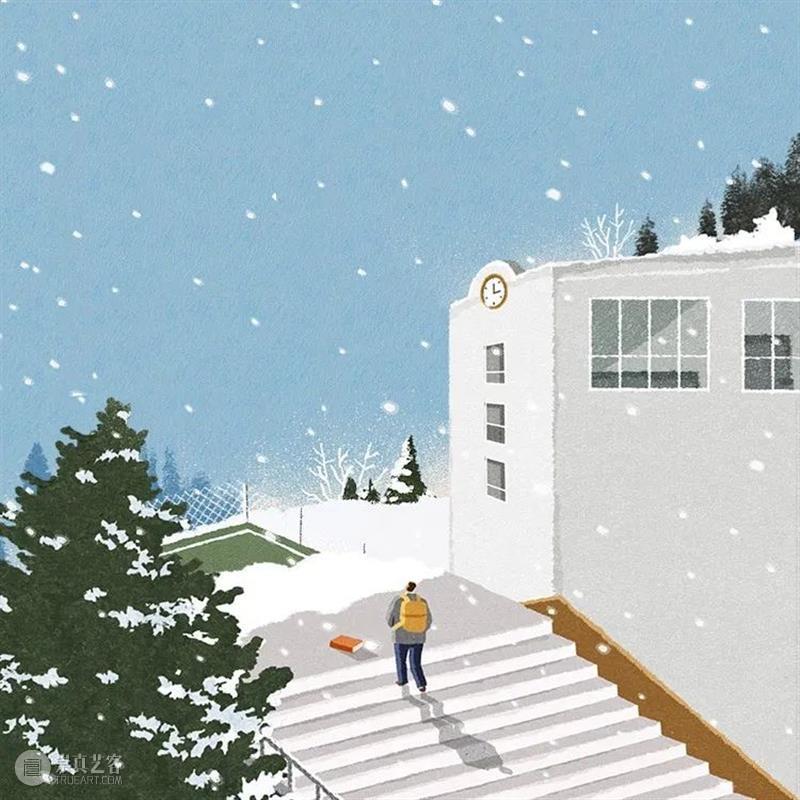 小日子  纯灰艺术 小日子 韩国 画师 ohio ooooo 插画 配色 画面 生活 安静 崇真艺客