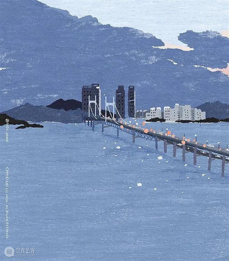 小日子  纯灰艺术 小日子 韩国 画师 ohio ooooo 插画 配色 画面 生活 安静 崇真艺客