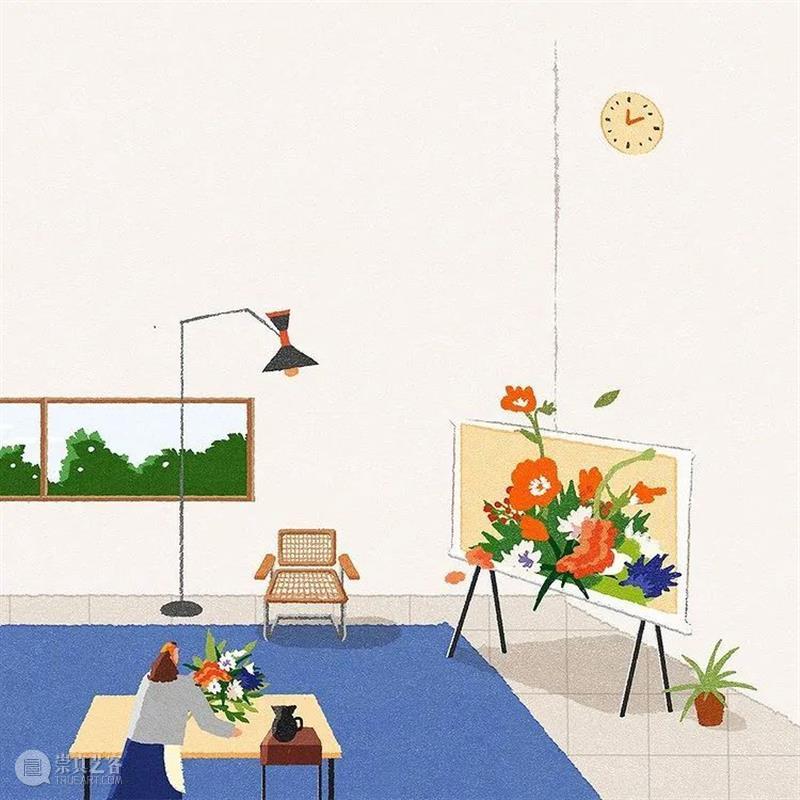 小日子  纯灰艺术 小日子 韩国 画师 ohio ooooo 插画 配色 画面 生活 安静 崇真艺客