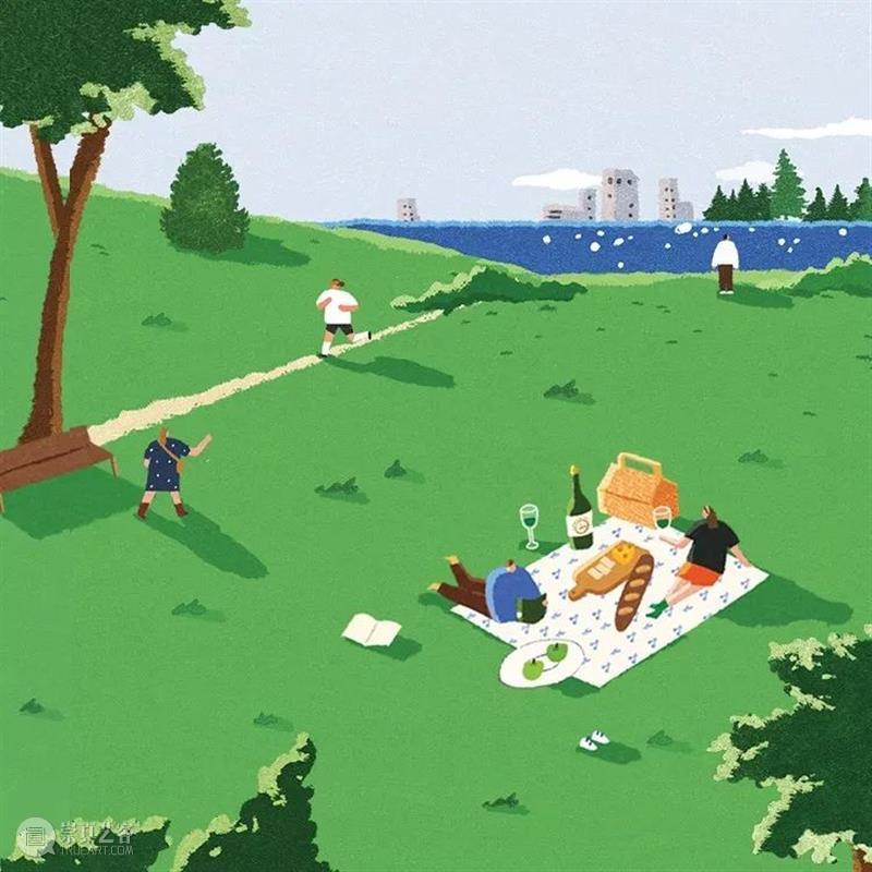 小日子  纯灰艺术 小日子 韩国 画师 ohio ooooo 插画 配色 画面 生活 安静 崇真艺客