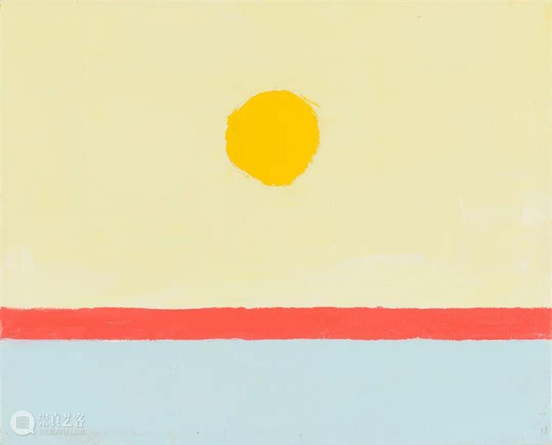 白立方 | 伊黛尔·阿德楠（Etel Adnan）作品亮相于纽约古根海姆美术馆 Adnan 阿德楠 纽约古根海姆美术馆 伊黛尔 作品 白立方 Untitled canvas York Adnan伊黛尔 崇真艺客
