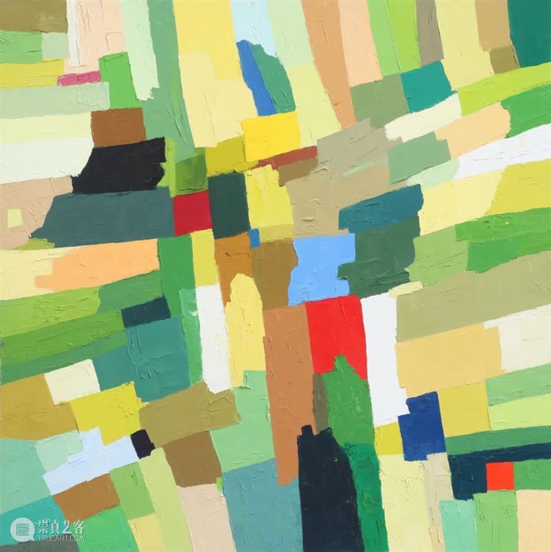 白立方 | 伊黛尔·阿德楠（Etel Adnan）作品亮相于纽约古根海姆美术馆 Adnan 阿德楠 纽约古根海姆美术馆 伊黛尔 作品 白立方 Untitled canvas York Adnan伊黛尔 崇真艺客