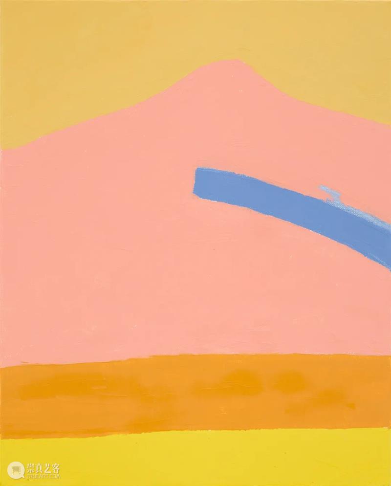 白立方 | 伊黛尔·阿德楠（Etel Adnan）作品亮相于纽约古根海姆美术馆 Adnan 阿德楠 纽约古根海姆美术馆 伊黛尔 作品 白立方 Untitled canvas York Adnan伊黛尔 崇真艺客