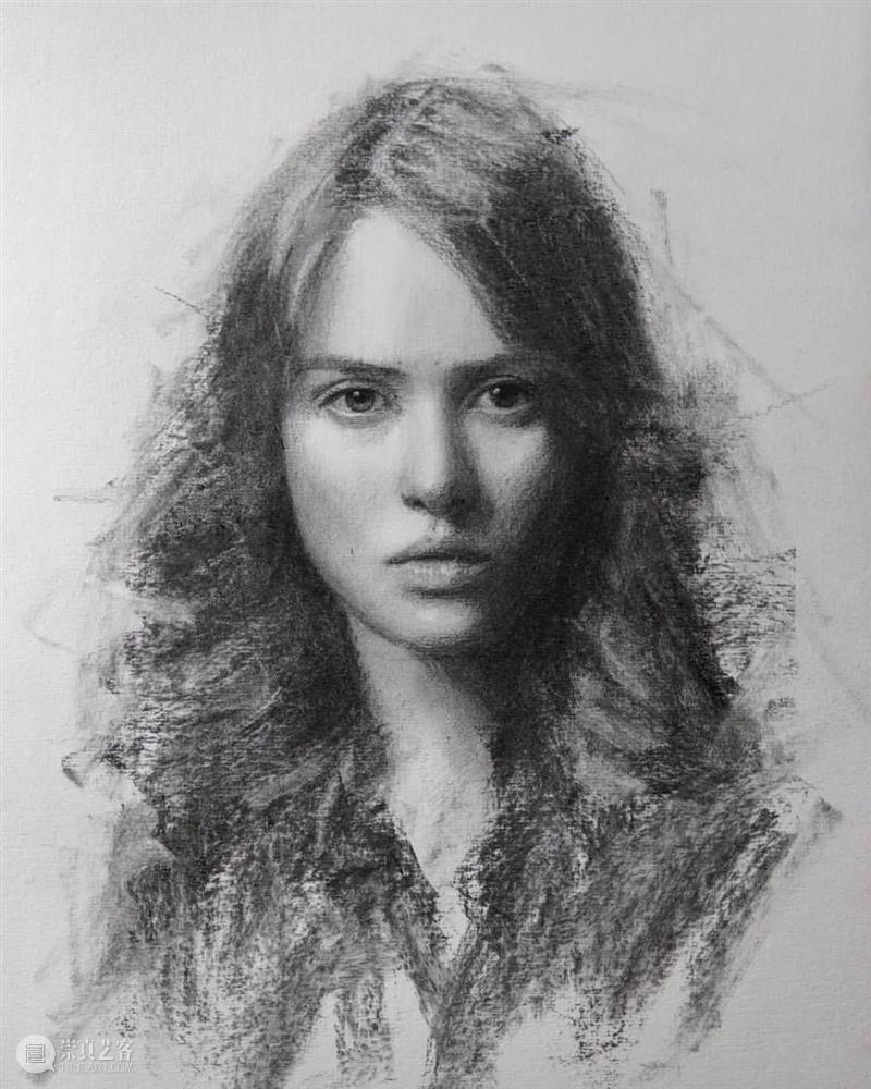 【经典素描肖像】全都是美女，画面效果太赞了 ~ 素描 肖像 美女 画面 效果 END 崇真艺客