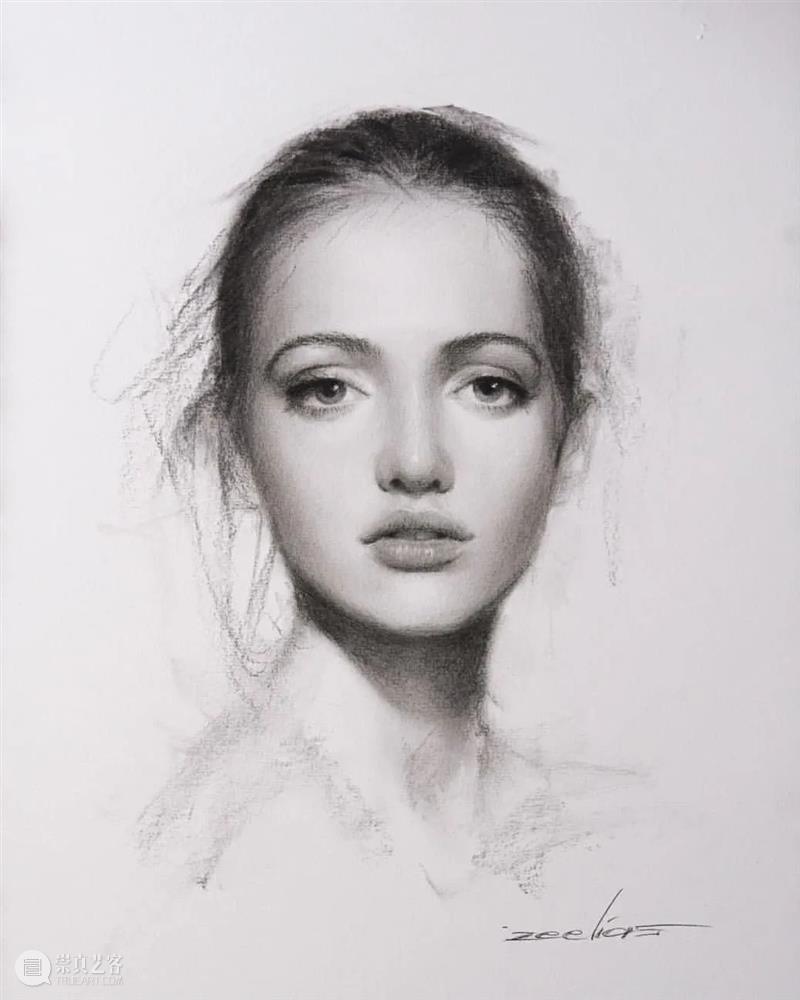 【经典素描肖像】全都是美女，画面效果太赞了 ~ 素描 肖像 美女 画面 效果 END 崇真艺客