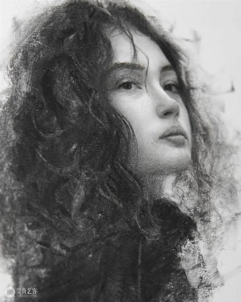 【经典素描肖像】全都是美女，画面效果太赞了 ~ 素描 肖像 美女 画面 效果 END 崇真艺客