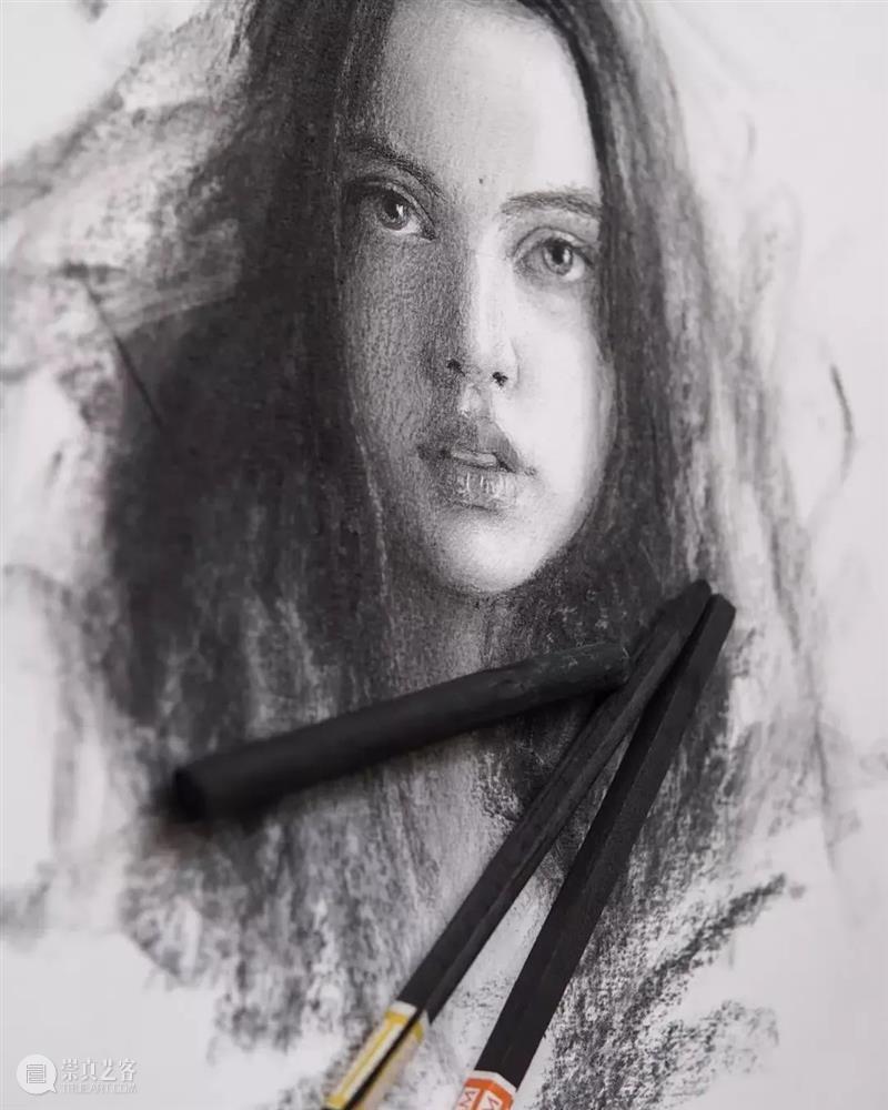 【经典素描肖像】全都是美女，画面效果太赞了 ~ 素描 肖像 美女 画面 效果 END 崇真艺客