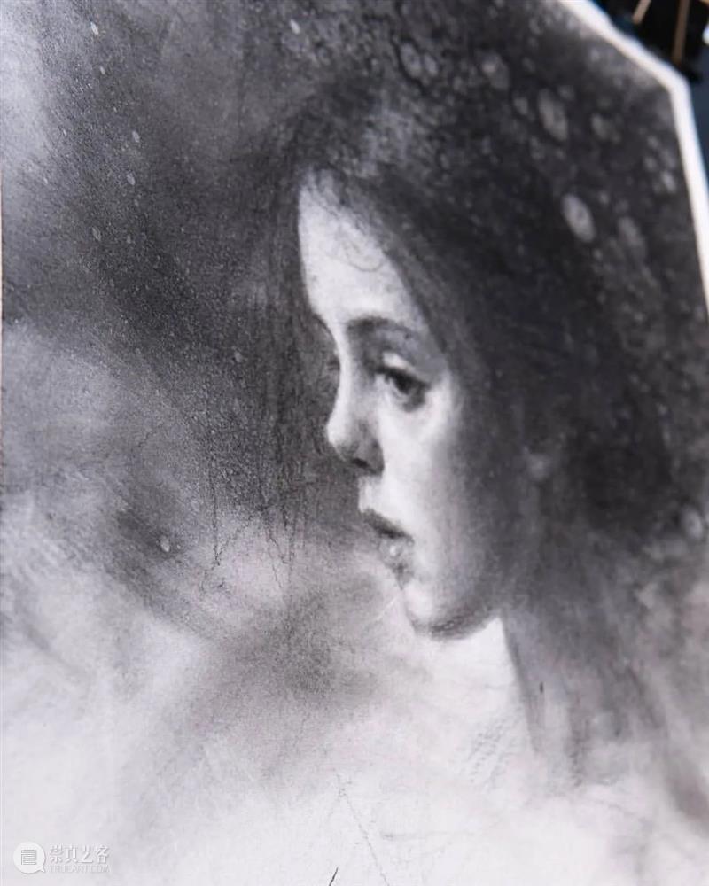 【经典素描肖像】全都是美女，画面效果太赞了 ~ 素描 肖像 美女 画面 效果 END 崇真艺客