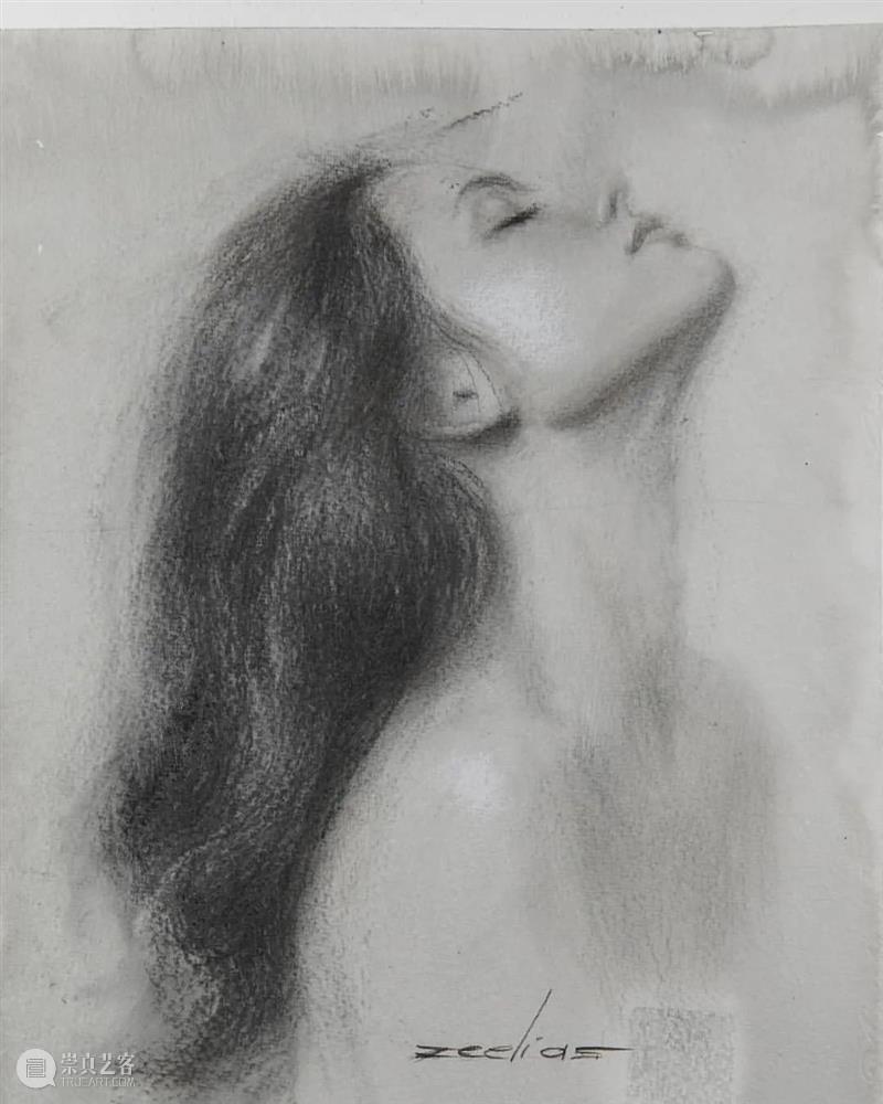 【经典素描肖像】全都是美女，画面效果太赞了 ~ 素描 肖像 美女 画面 效果 END 崇真艺客