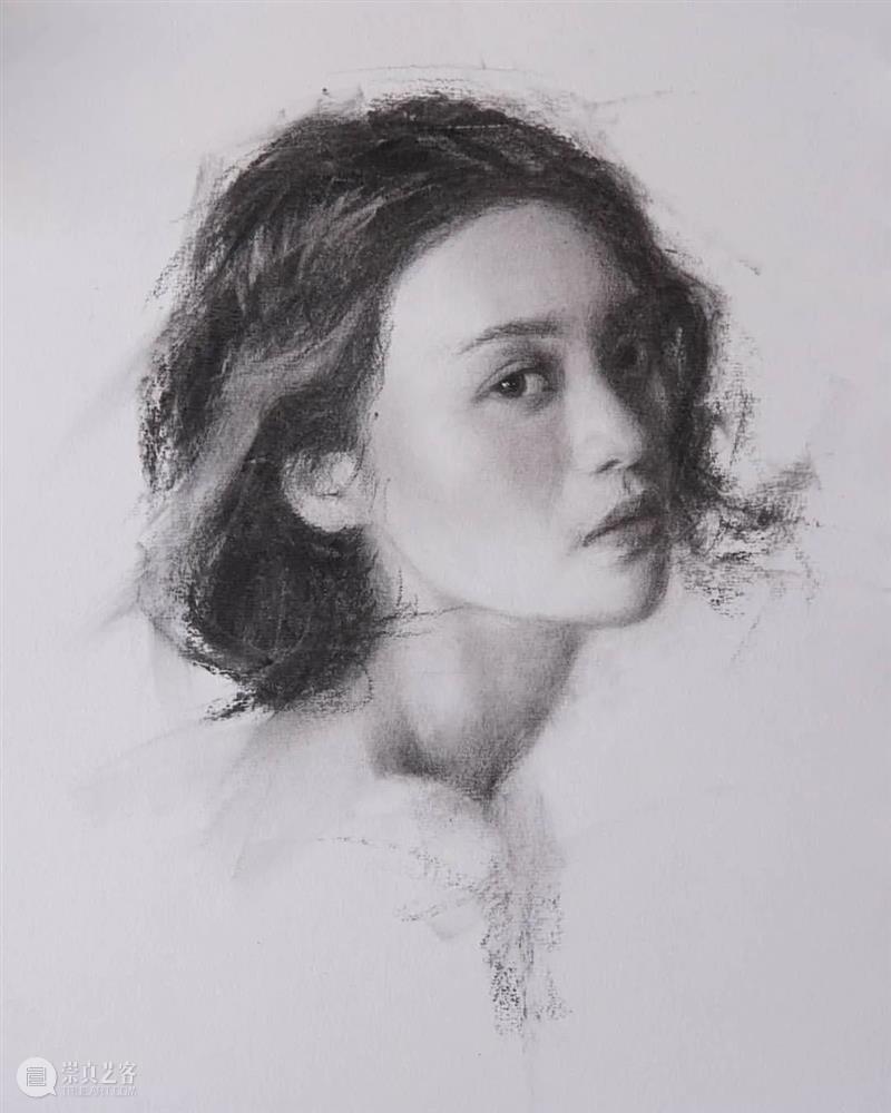 【经典素描肖像】全都是美女，画面效果太赞了 ~ 素描 肖像 美女 画面 效果 END 崇真艺客