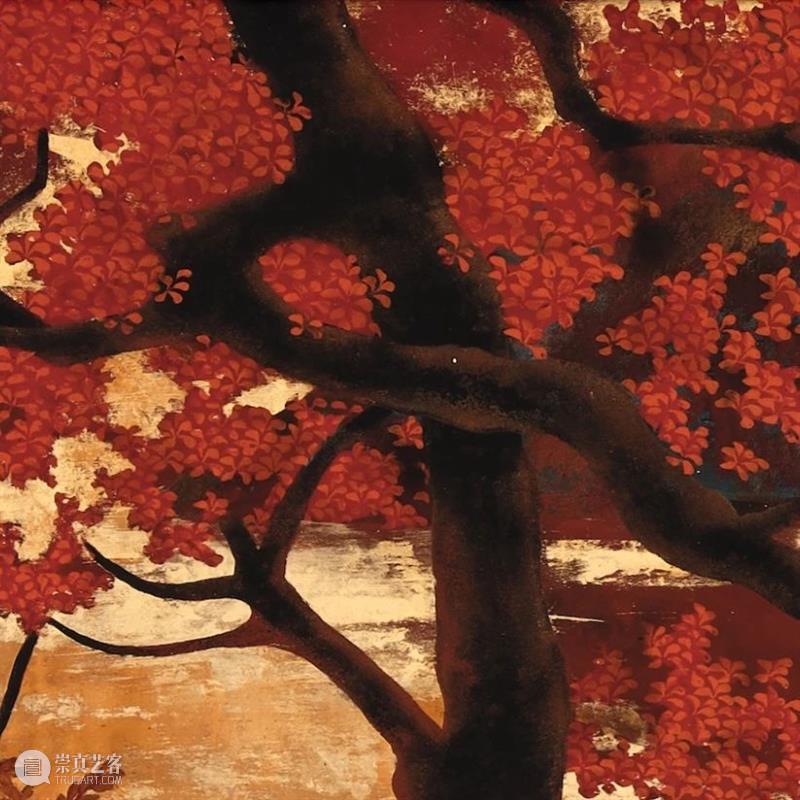 越南末代皇帝保大珍藏 | 范光厚漆画六连屏70多年后首次释出 范光 越南 末代 皇帝 连屏 漆画 Lot 下龙湾的金色夕阳 港元 多年前 崇真艺客