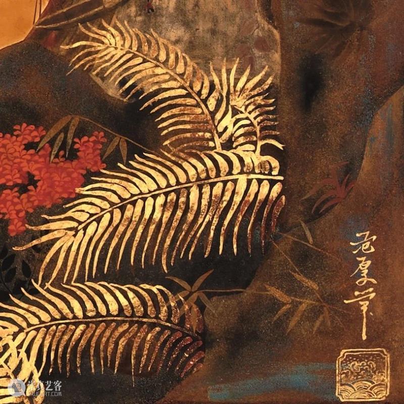 越南末代皇帝保大珍藏 | 范光厚漆画六连屏70多年后首次释出 范光 越南 末代 皇帝 连屏 漆画 Lot 下龙湾的金色夕阳 港元 多年前 崇真艺客