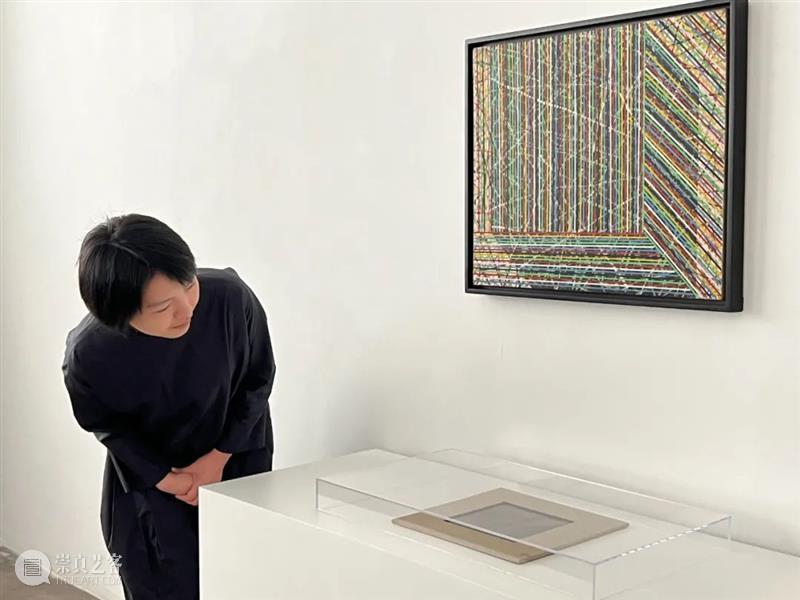 现在安隐 ｜ 秦一峰  逸雯 秦一峰 安隐 线场 亚麻布 丙烯 标题 远方 故人 作品 气质 崇真艺客