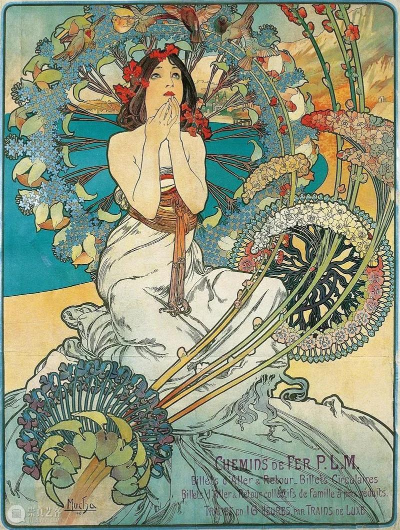 【IFA-艺术赏析】Alphonse Mucha | 让艺术融入生活  田恬 生活 艺术 IFA 黄道十二宫 Mucha 阿尔丰斯 穆夏 欧洲 新艺术运动 艺术家 崇真艺客