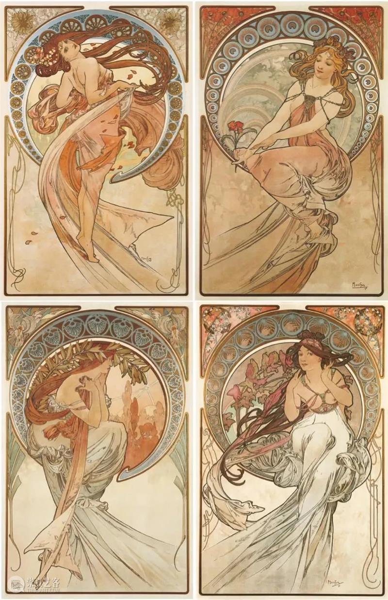 【IFA-艺术赏析】Alphonse Mucha | 让艺术融入生活  田恬 生活 艺术 IFA 黄道十二宫 Mucha 阿尔丰斯 穆夏 欧洲 新艺术运动 艺术家 崇真艺客