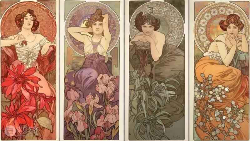 【IFA-艺术赏析】Alphonse Mucha | 让艺术融入生活  田恬 生活 艺术 IFA 黄道十二宫 Mucha 阿尔丰斯 穆夏 欧洲 新艺术运动 艺术家 崇真艺客