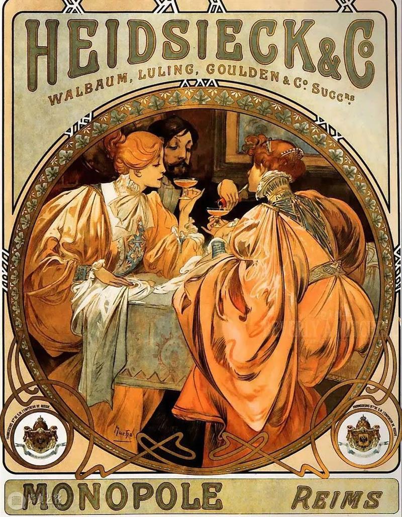 【IFA-艺术赏析】Alphonse Mucha | 让艺术融入生活  田恬 生活 艺术 IFA 黄道十二宫 Mucha 阿尔丰斯 穆夏 欧洲 新艺术运动 艺术家 崇真艺客