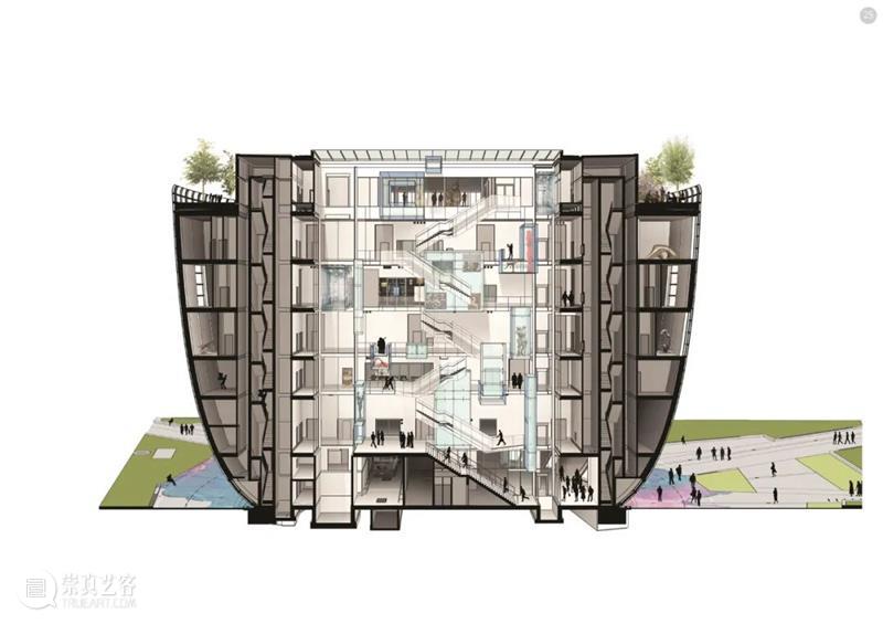 MVRDV‘不锈钢大碗’开放,Depot 艺术仓库室内曝光 崇真艺客
