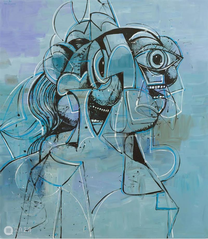 LONG玩艺儿 | 乔治·康多亲述“蓝调绘画”、“寓言自画像”作品① 乔治 作品 康多 蓝调 寓言 LONG 玩艺儿 康多亚洲 规模 个展 崇真艺客
