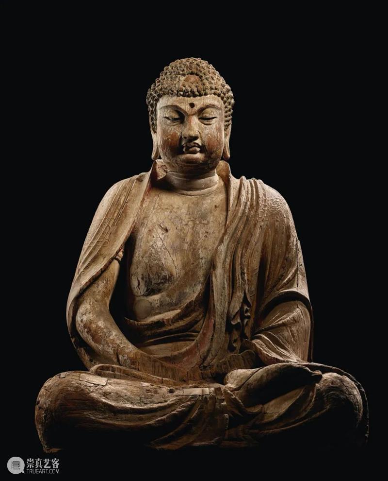 天价成交的造像：金 木雕释迦牟尼佛坐像 木雕 释迦牟尼佛坐像 天价 香港 苏富比 中國 珍品 https chinese art 崇真艺客