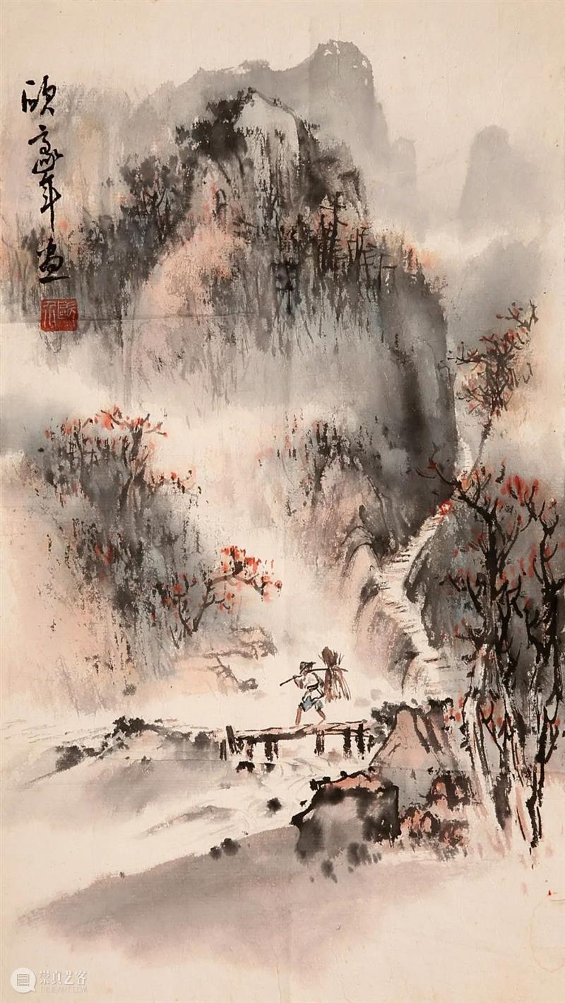 敬华网拍丨当代水墨书画专场55 敬华 水墨 书画 专场 二维码 毛国伦 山村 镜片 沈柔坚 菠萝 崇真艺客