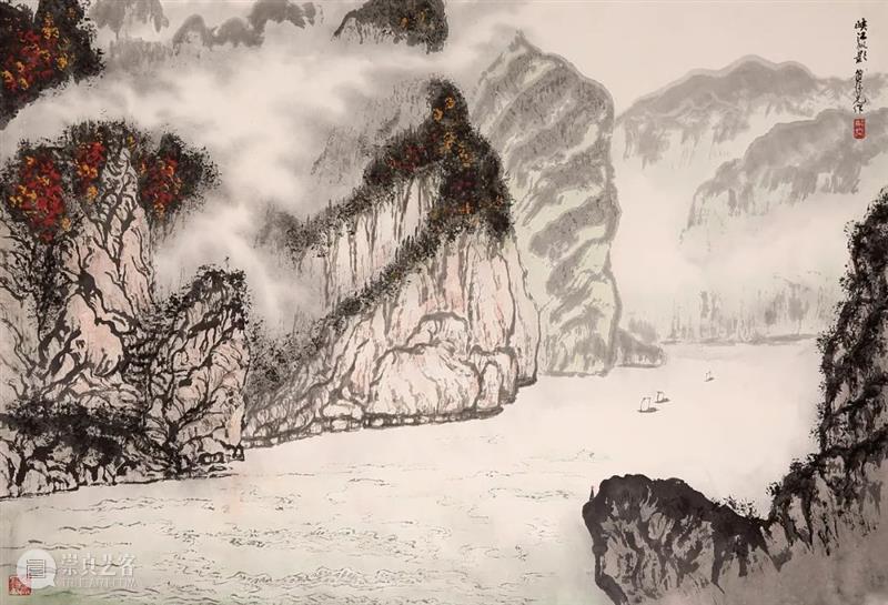 敬华网拍丨当代水墨书画专场55 敬华 水墨 书画 专场 二维码 毛国伦 山村 镜片 沈柔坚 菠萝 崇真艺客