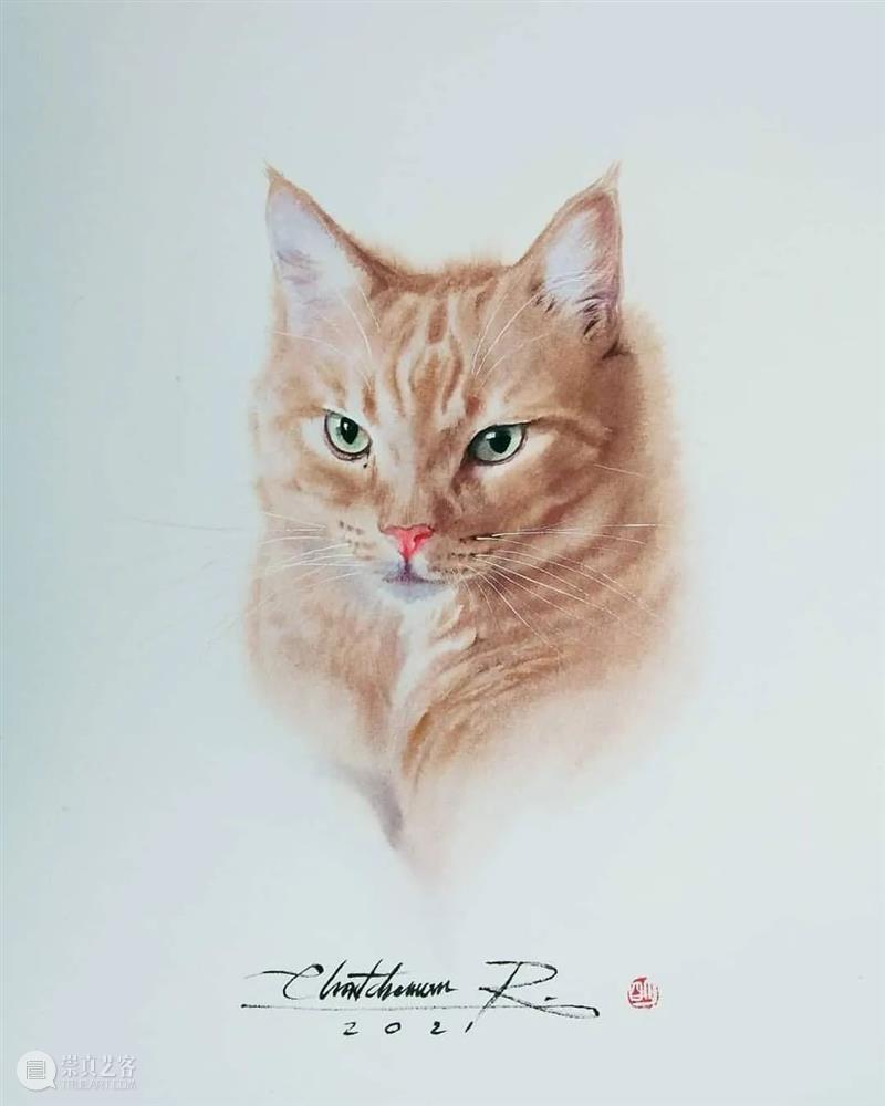 用水墨画的方式打开猫咪画像，居然意外的好看哦 ~ 水墨画 方式 猫咪 画像 END 崇真艺客