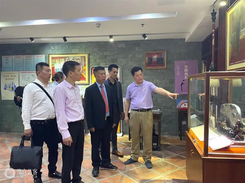 广东省揭阳商会会长蔡列波一行莅临文化潮汕博览园参观交流 广东省揭阳商会 会长 文化潮汕博览园 蔡列波 蔡列波会长 林伟杰 夏晓亮 副会长 林海城 吴瑞奇 崇真艺客