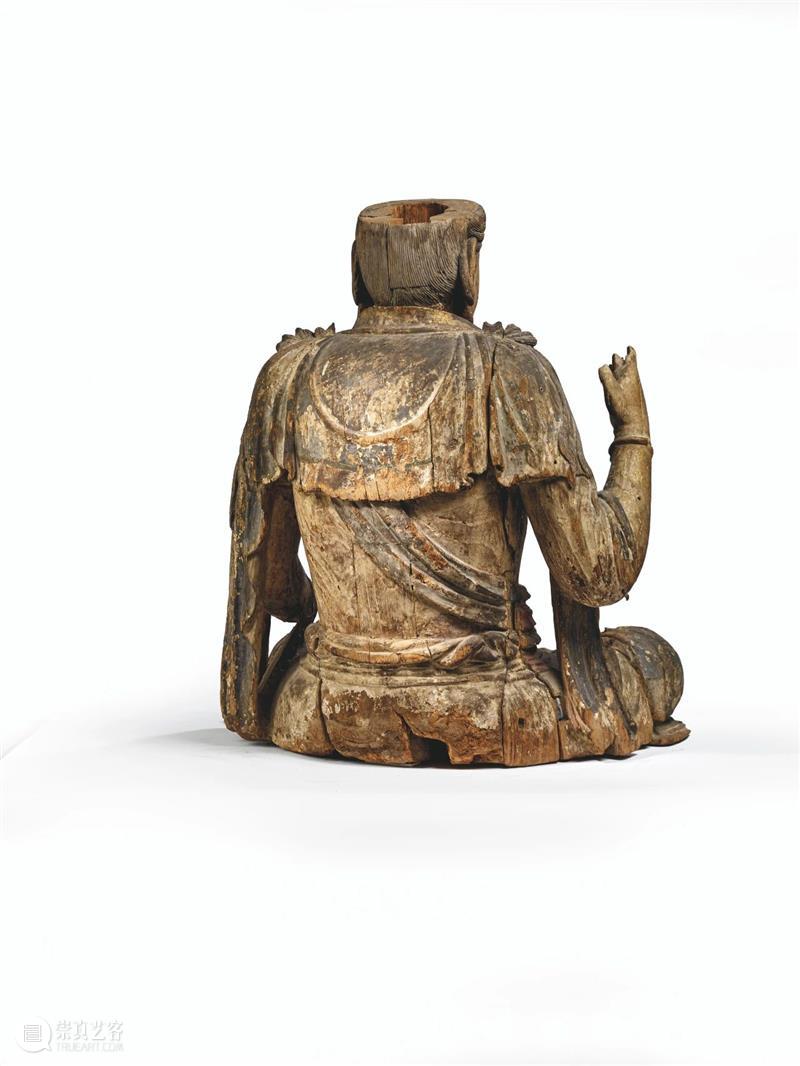 天价成交的造像：金 木雕观音坐像 木雕 观音 天价 坐像 巴黎 佳士得 亚洲 艺术 https 成交价 崇真艺客