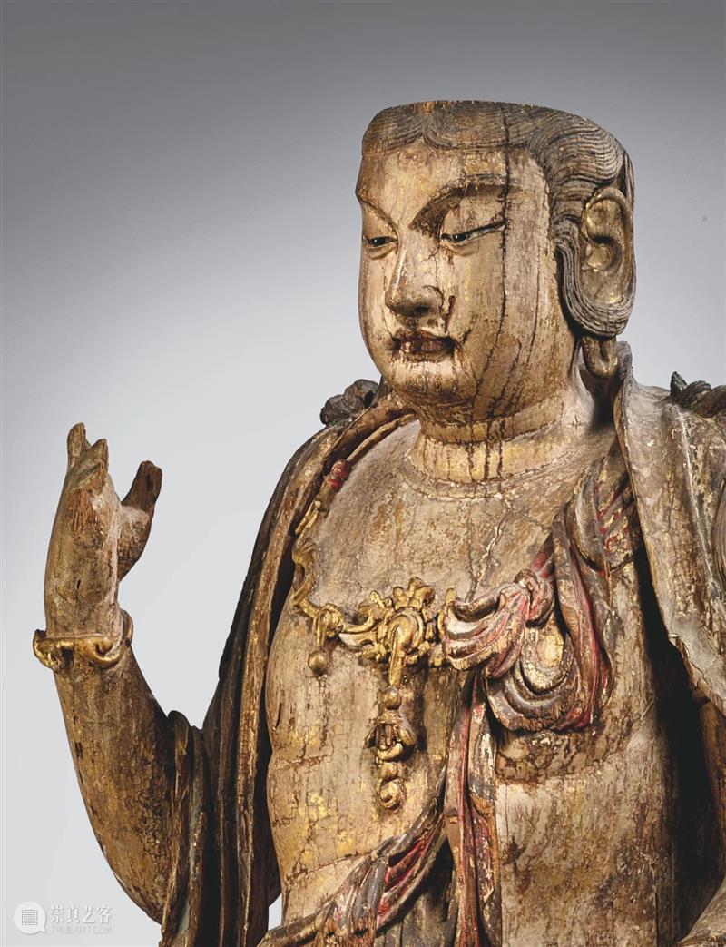 天价成交的造像：金 木雕观音坐像 木雕 观音 天价 坐像 巴黎 佳士得 亚洲 艺术 https 成交价 崇真艺客