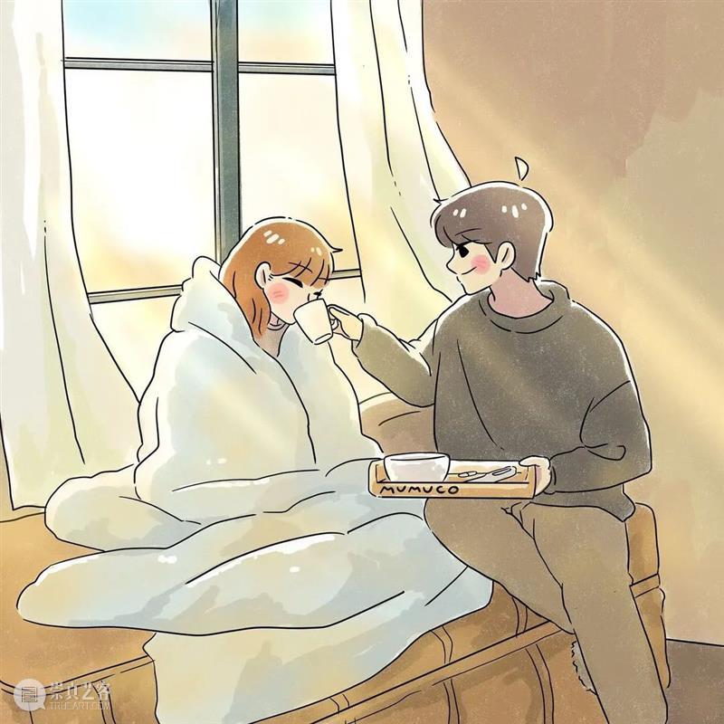 双向奔赴的爱情太甜了 爱情 菲律宾 插画师@mumuco 线条 配色 恋人 点滴 样子 温馨 作品 崇真艺客