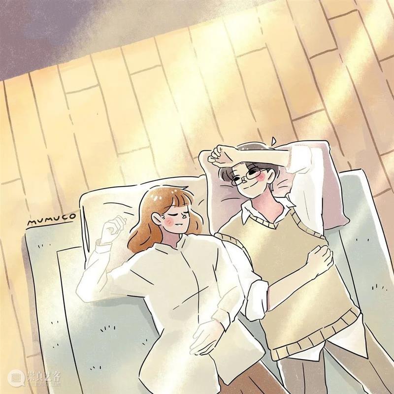双向奔赴的爱情太甜了 爱情 菲律宾 插画师@mumuco 线条 配色 恋人 点滴 样子 温馨 作品 崇真艺客