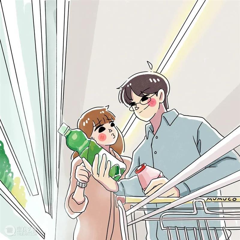双向奔赴的爱情太甜了 爱情 菲律宾 插画师@mumuco 线条 配色 恋人 点滴 样子 温馨 作品 崇真艺客