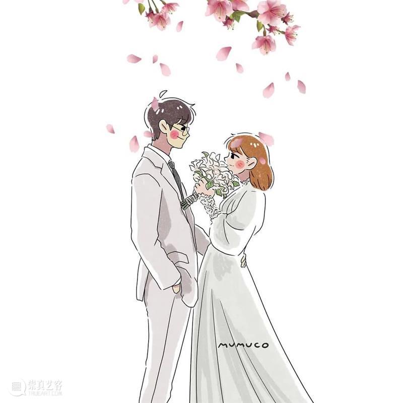 双向奔赴的爱情太甜了 爱情 菲律宾 插画师@mumuco 线条 配色 恋人 点滴 样子 温馨 作品 崇真艺客