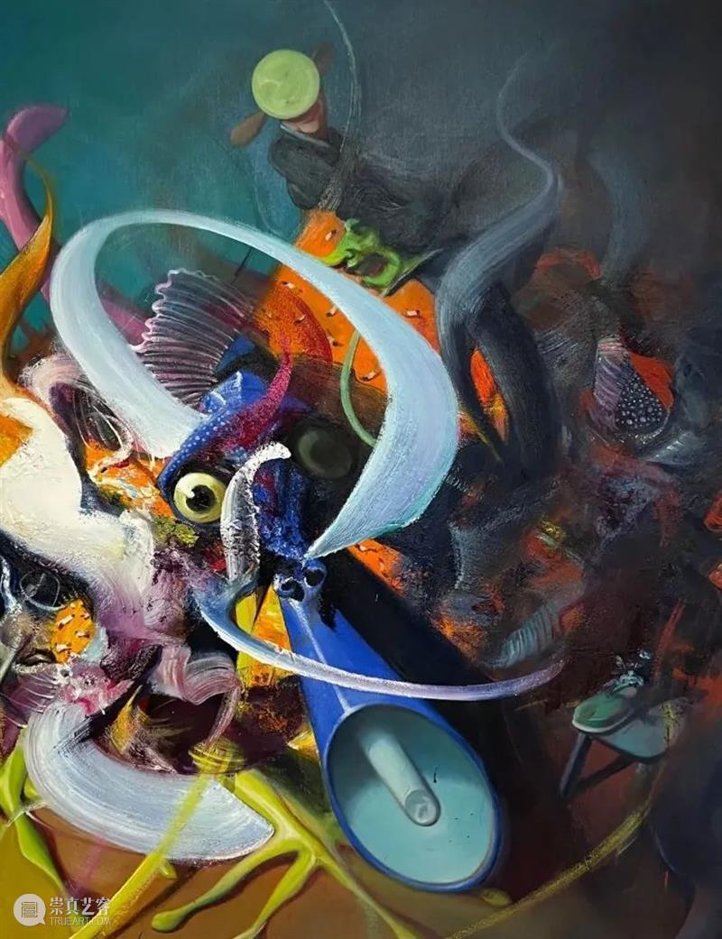 偏锋 现场 | 周文中：费采尼的诱惑 偏锋 周文中 费采尼 现场 画廊 个展 艺术家 方志凌 架上 作品 崇真艺客