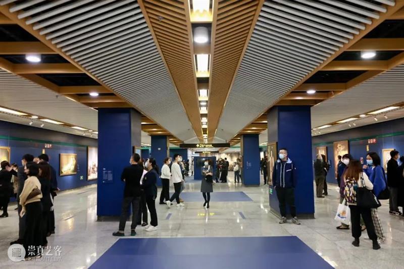 上海地铁里的艺术展 普拉多国家博物馆首次以原尺幅复制品形式亮相 热点聚焦 塞万提斯图书馆 地铁遇见普拉多 龙华中路地铁站 上海地铁 复制品 西班牙普拉多国家博物馆 宫娥 崇真艺客