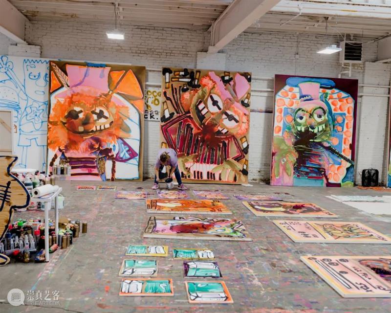 卓纳线上展厅 | 《工作室》系列:凯瑟琳·伯恩哈特(Katherine Bernhardt) 工作室 系列 凯瑟琳 伯恩哈特 Bernhardt 卓纳 线上 展厅 以上 动图 崇真艺客