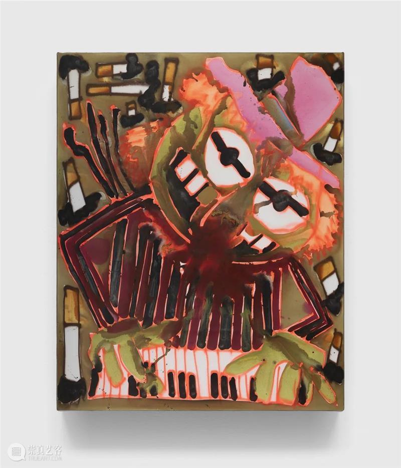 卓纳线上展厅 | 《工作室》系列：凯瑟琳·伯恩哈特（Katherine Bernhardt） 工作室 系列 凯瑟琳 伯恩哈特 Bernhardt 卓纳 线上 展厅 以上 动图 崇真艺客