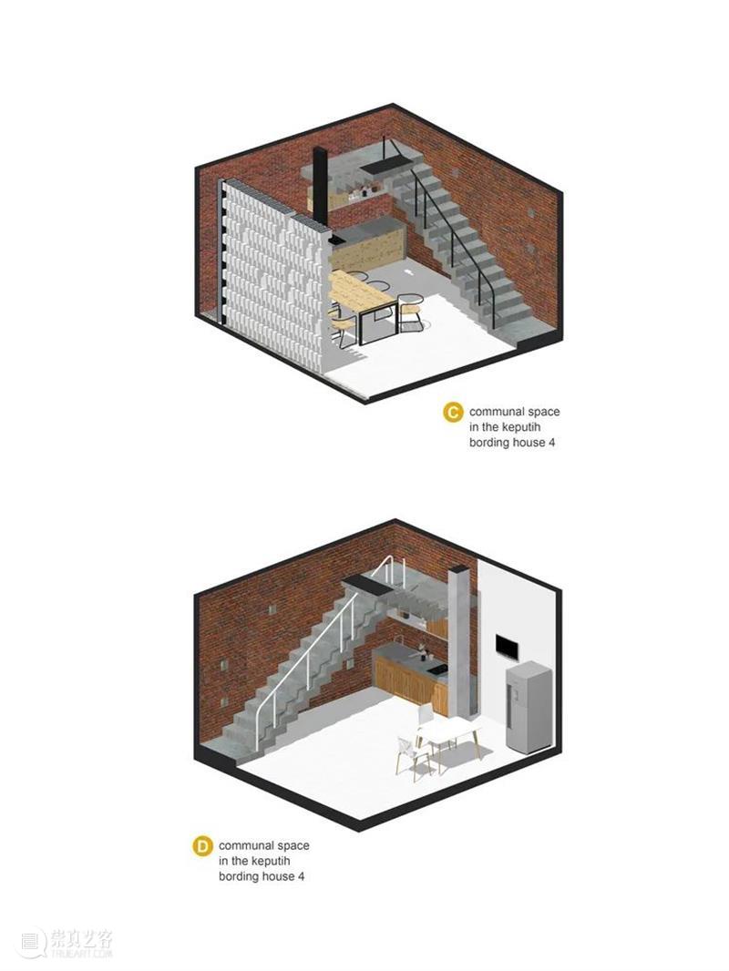 随机铺砖，二元宿舍 / AndyrahmanArchitect 宿舍 Hasan二元 部分 事物 物品 寄宿公寓 建筑 业主 外观 公寓 崇真艺客