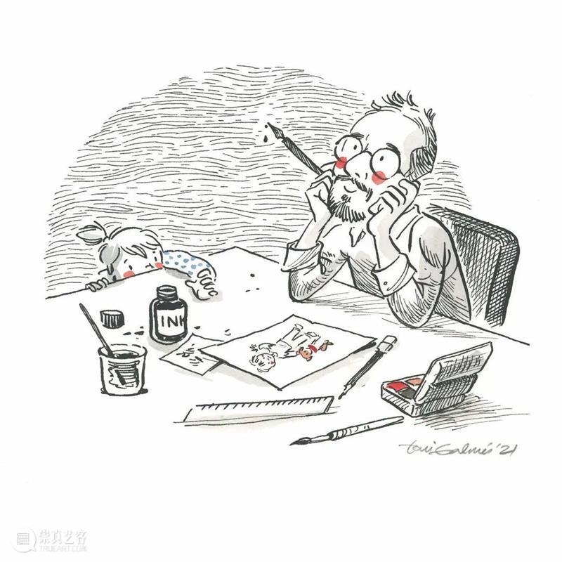 童真时刻 童真 时刻 西班牙 插画师 Toni Galmés 巴塞罗那大学 教授 戏剧史 插画 崇真艺客