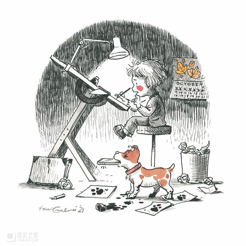 童真时刻 童真 时刻 西班牙 插画师 Toni Galmés 巴塞罗那大学 教授 戏剧史 插画 崇真艺客
