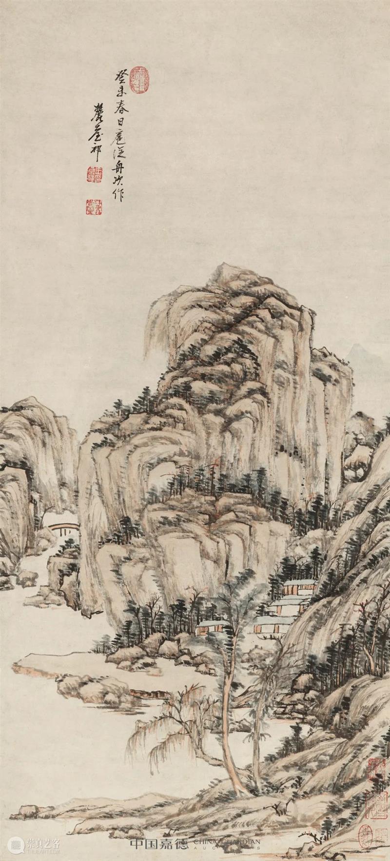 丰神潇洒自悠悠——大观古代书画夜场的清代绘画丨中国嘉德2021秋拍 大观 古代 夜场 绘画 书画 中国 丰神 嘉德 本辑 佳品 崇真艺客