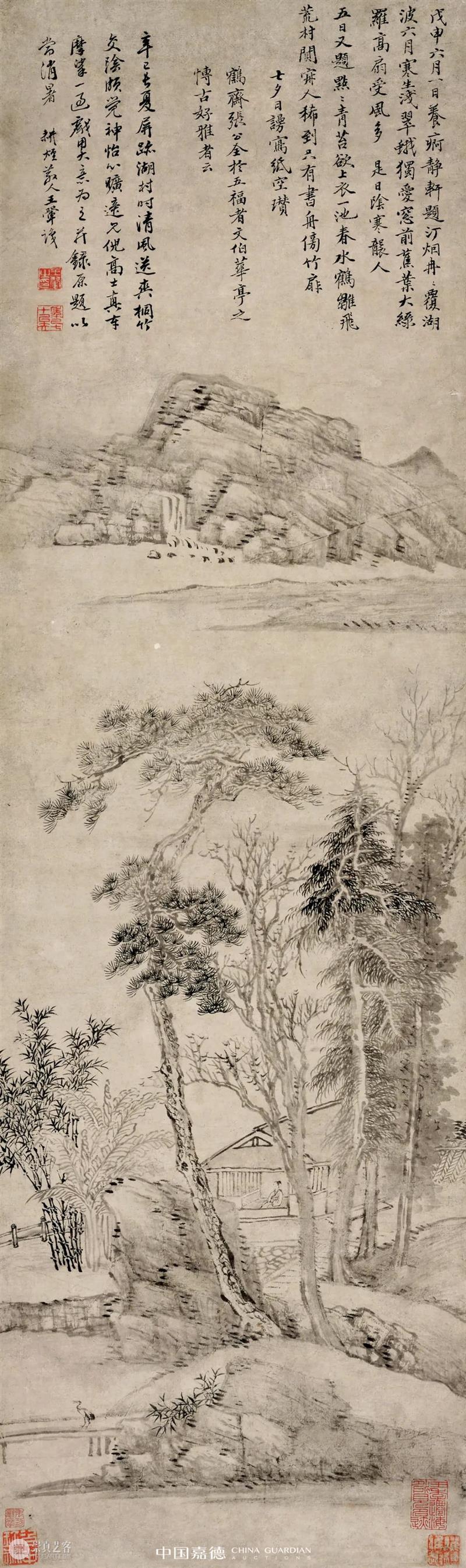 丰神潇洒自悠悠——大观古代书画夜场的清代绘画丨中国嘉德2021秋拍 大观 古代 夜场 绘画 书画 中国 丰神 嘉德 本辑 佳品 崇真艺客