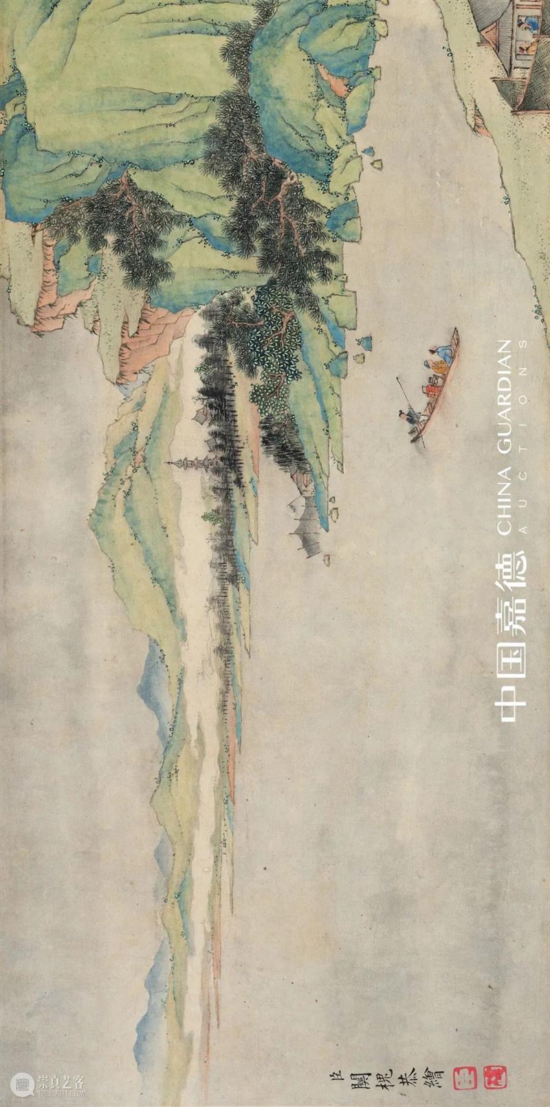 丰神潇洒自悠悠——大观古代书画夜场的清代绘画丨中国嘉德2021秋拍 大观 古代 夜场 绘画 书画 中国 丰神 嘉德 本辑 佳品 崇真艺客
