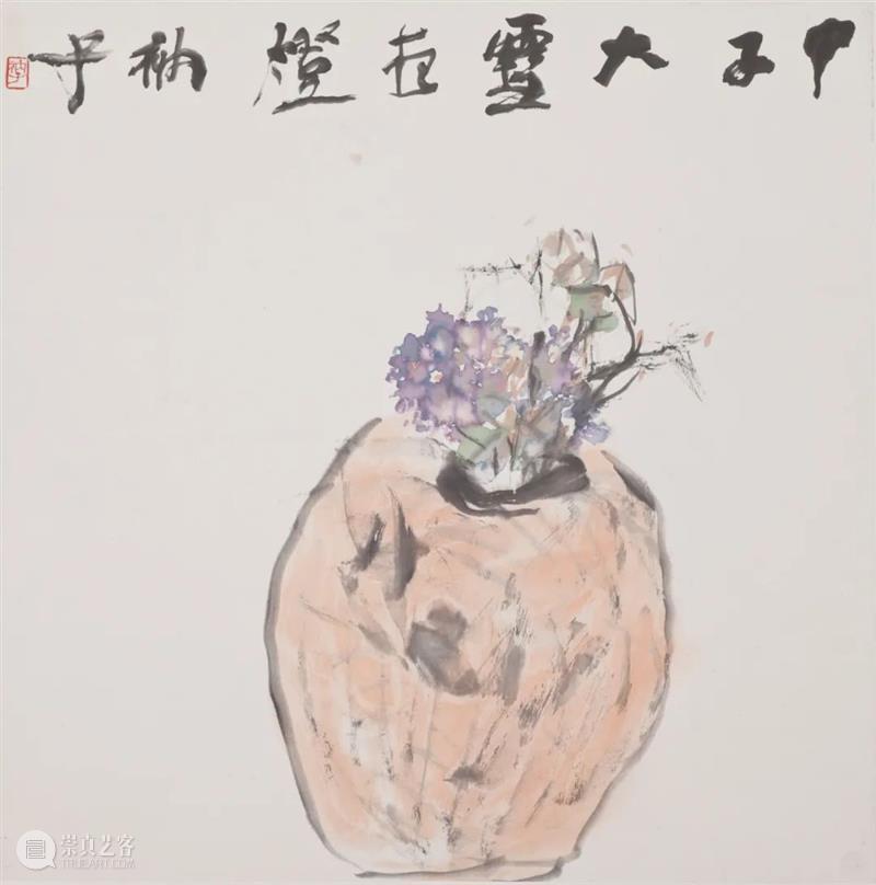衲子画作:“当代文人画最后的经典” 衲子 文人 经典 画作 老师 海报 贾廷峰 先生 中国 文人画 崇真艺客