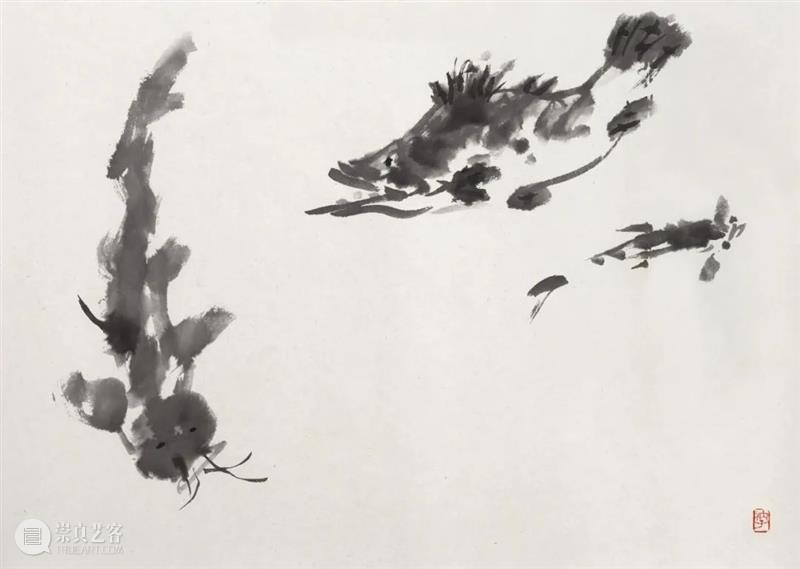 衲子画作:“当代文人画最后的经典” 衲子 文人 经典 画作 老师 海报 贾廷峰 先生 中国 文人画 崇真艺客