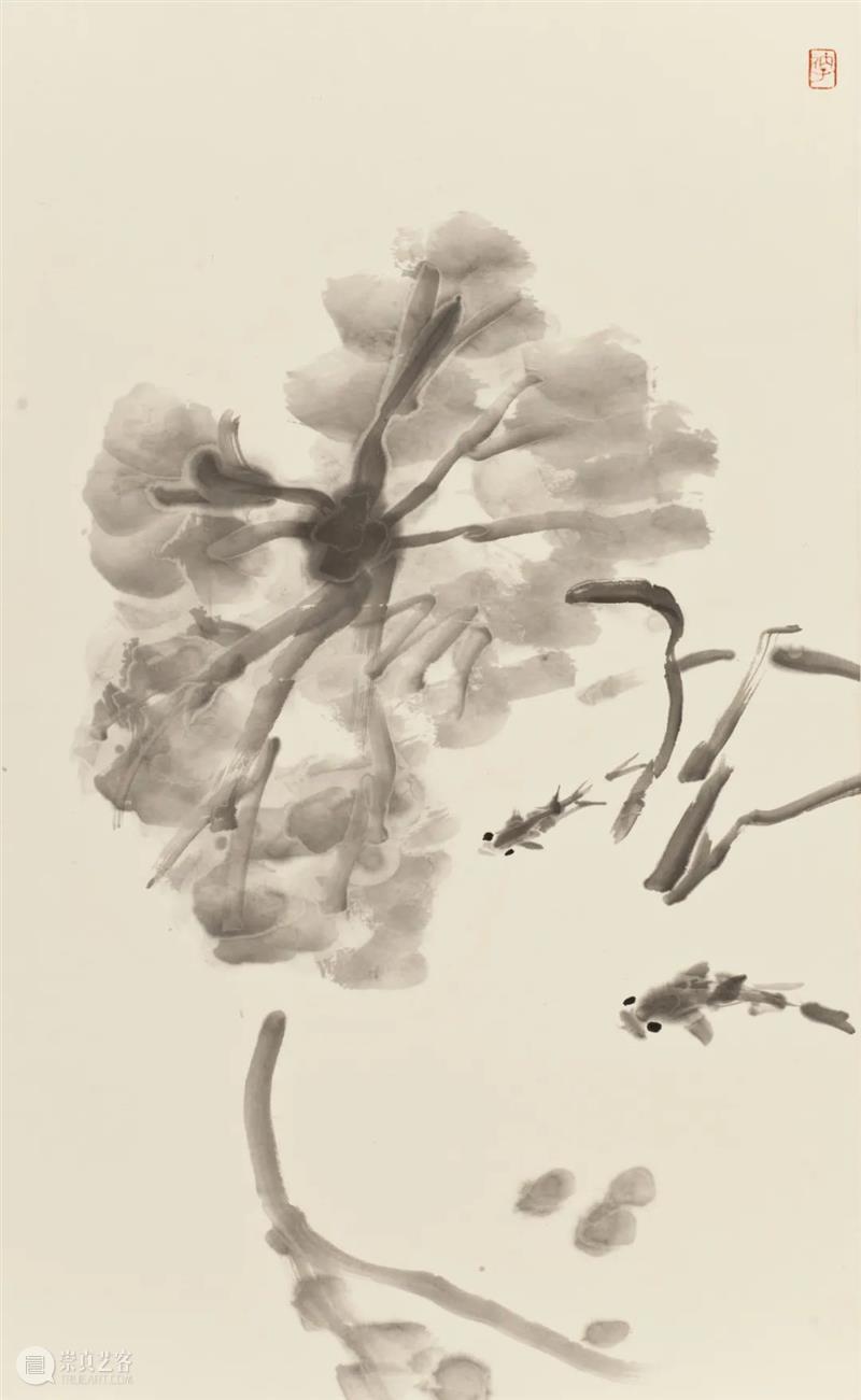 衲子画作:“当代文人画最后的经典” 衲子 文人 经典 画作 老师 海报 贾廷峰 先生 中国 文人画 崇真艺客