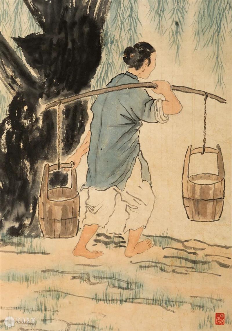 北京保利2021秋拍丨写生入神——徐悲鸿中国画精彩佳作 徐悲鸿 中国 北京保利 佳作 国画 题材 时局 亲朋 友人 日场 崇真艺客
